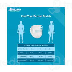 Dignity Magna Medium Unisex Adult Diapers 10