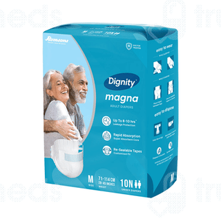 Dignity Magna Medium Unisex Adult Diapers 10