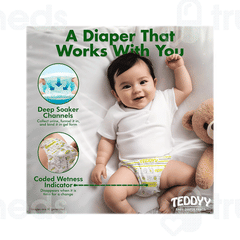 Teddyy Easy Baby Pants Medium Diaper 34