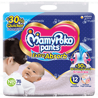 Mamypoko Pants Extra Absorb For Nb Upto 5 Kg Diaper 76