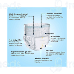 Kare In Adult Pant Diaper Large 10