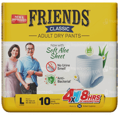 Friends Classic New & Improved Large Adult Dry Pants 10