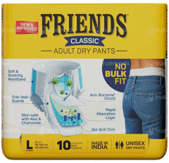 Friends Classic New & Improved Large Adult Dry Pants 10