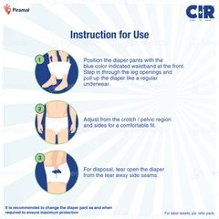Cir L 90-120cm Unisex Adult Diaper Pants 10