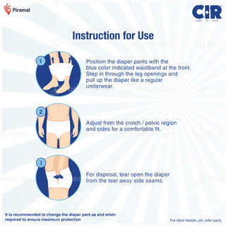 Cir Xl 100-150cm Unisex Adult Diaper Pants 10