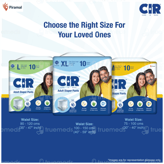 Cir Xl 100-150cm Unisex Adult Diaper Pants 10