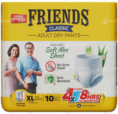 Friends Classic New & Improved Extra Large Adult Dry Pants 10
