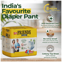 Friends Classic New & Improved Extra Large Adult Dry Pants 10