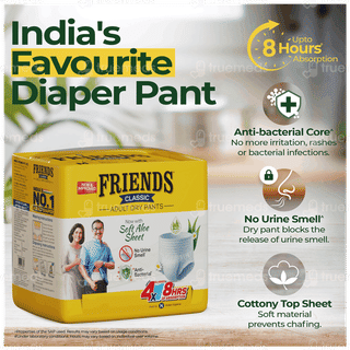 Friends Classic New & Improved Extra Large Adult Dry Pants 10