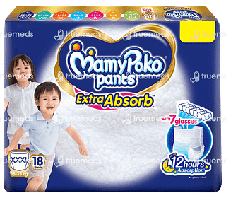 Mamypoko Extra Absorb Xxxl 18 To 35kg Diaper Pants 18