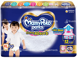 Mamypoko Extra Absorb Xl 12 To 17kg Diaper Pants 30