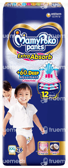 Mamypoko Extra Absorb Xxl 15-25kg Diaper Pants 26 Mamypoko Extra Absorb Xxl 15-25kg Diaper Pants 26