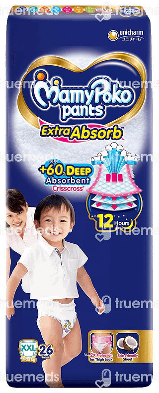 Mamypoko Extra Absorb Xxl 15 To 25kg Diaper Pants 26