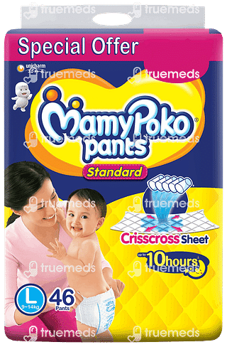 Mamypoko Standard Large 9 To 14kg Diaper Pants 46