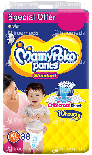 Mamypoko Standard Xl 12 To 17kg Diaper Pants 38