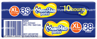 Mamypoko Standard Xl 12 To 17kg Diaper Pants 38