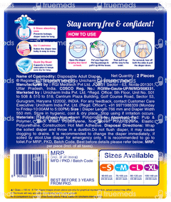 Lifree Extra Absorb S 60-85cm Adult Diaper Super Pants 2