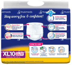 Lifree Extra Absorb Xl 100-140cm Adult Diaper Super Pants 10