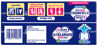 Lifree Extra Absorb Xl Super Pants 10