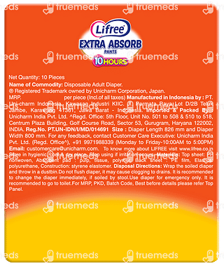 Lifree Extra Absorb Xl Pants 10