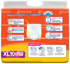 Lifree Extra Absorb Xl 100-140cm Adult Diaper Pants 10