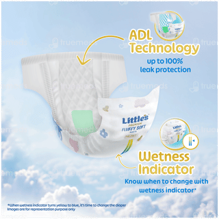 Littles Comfy Baby Large 9 To 14kg Cottonsoft Diaper Pants 30