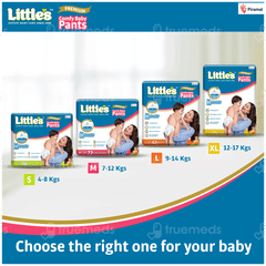 Little's Premium Comfy Baby M 7-12kgs Cottonsoft Pants 72 Little's Premium Comfy Baby M 7-12kgs Cottonsoft Pants 72
