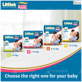 Little's Premium Comfy Baby M 7-12kgs Cottonsoft Pants 72
