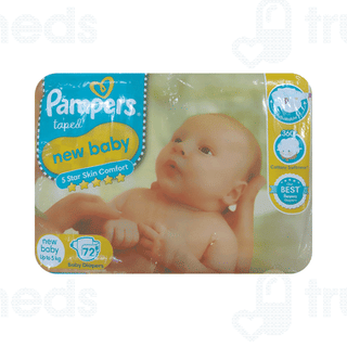 Pampers New Baby Upto 5Kg Diapers 72
