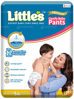 Little's Premium Comfy Baby Xl 12-17Kgs Cottonsoft Pants 54