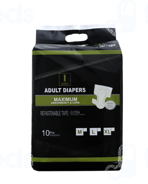 1mile Medium Adult Diaper 10