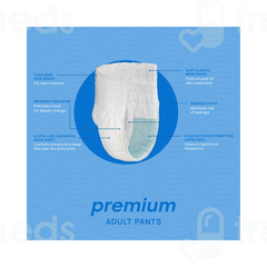 Dignity Premium Pull Ups Xl/xxl Adult Diaper 3 Pack Of 10