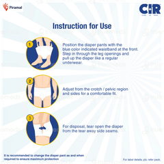 Cir M 75-100cm Unisex Adult Diaper Pants 10