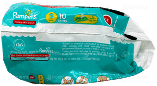 Pampers Anti Rash Lotion S 4 To 8Kg Happy Skin Pants 10