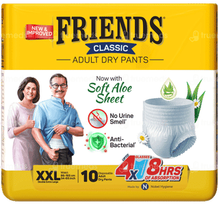 Friends Classic New & Improved Double Extra Large Adult Dry Pants 10