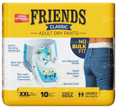 Friends Classic New & Improved Double Extra Large Adult Dry Pants 10