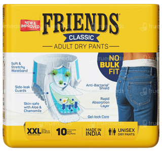 Friends Classic New & Improved Double Extra Large Adult Dry Pants 10