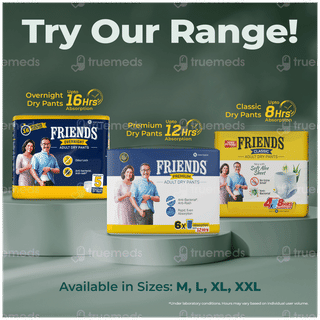 Friends Classic New & Improved Double Extra Large Adult Dry Pants 10