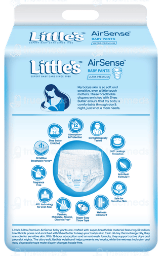 Littles Airsense Ultra Premium M 7-12Kg Baby Pants 54