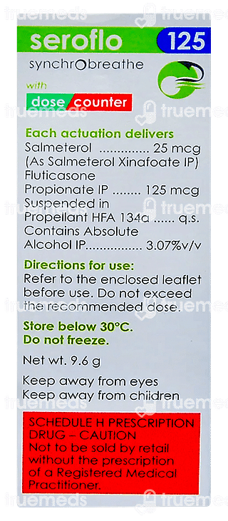 Seroflo Synchrobreathe 25/125 MCG Inhalar 120 Mdi