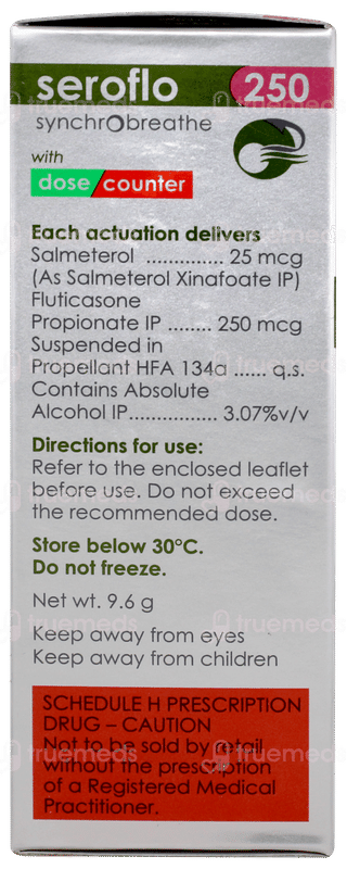 Seroflo 250 Synchrobreathe 120mdi