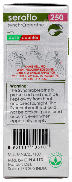 Seroflo 250 Synchrobreathe 120mdi