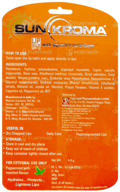 Sunkroma Spf 15 Lip Balm 4.8Gm