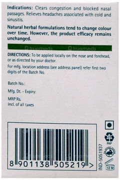 Himalaya Rapid Action Cold Balm 10Gm
