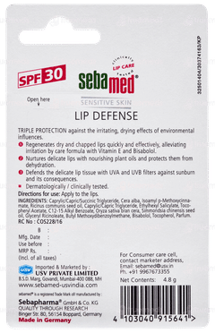 Sebamed Spf 30 Lip Defense 4.8gm