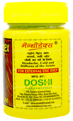 Menthodex Strong Pain Balm 100gm