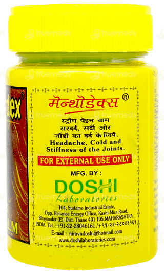 Menthodex Strong Pain Balm 100gm