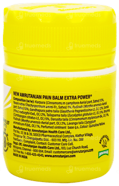 Amrutanjan New Extra Power Pain Balm 8ml