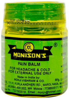 Monisons Pain Balm 25gm