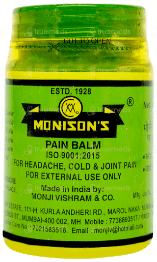Monisons Pain Balm 100gm